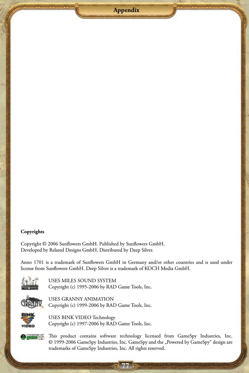 Anno 1701 (PC (DOS/Windows)) Game Manual 77