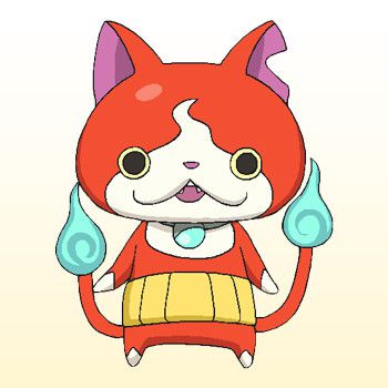 Jibanyan that became a pretty girl in the beautiful girl game [armored daughter] of the little battlers war! 2