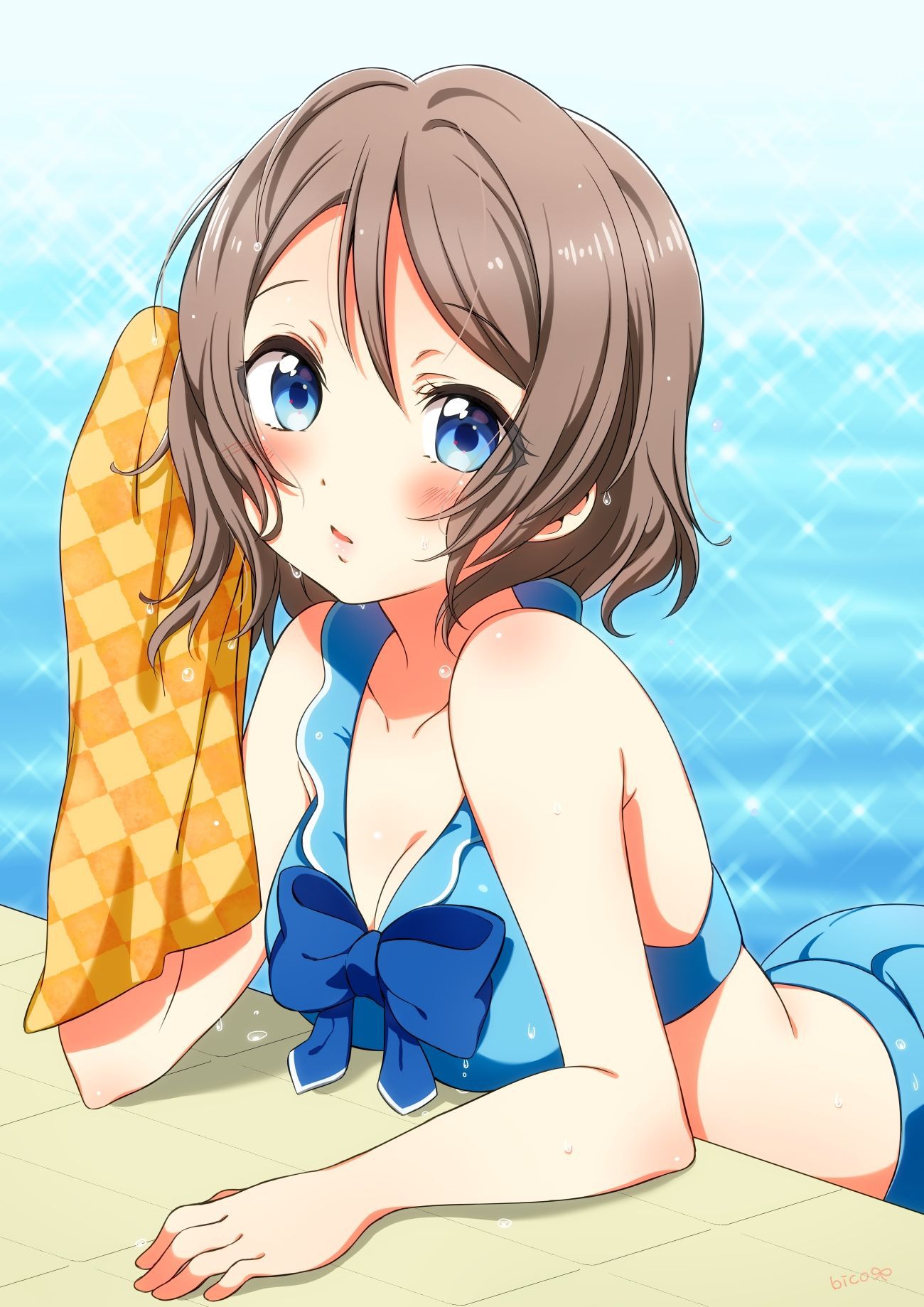 [Secondary, ZIP] swimsuit image of the rainbow Girl dazzling skin of Pichi 50