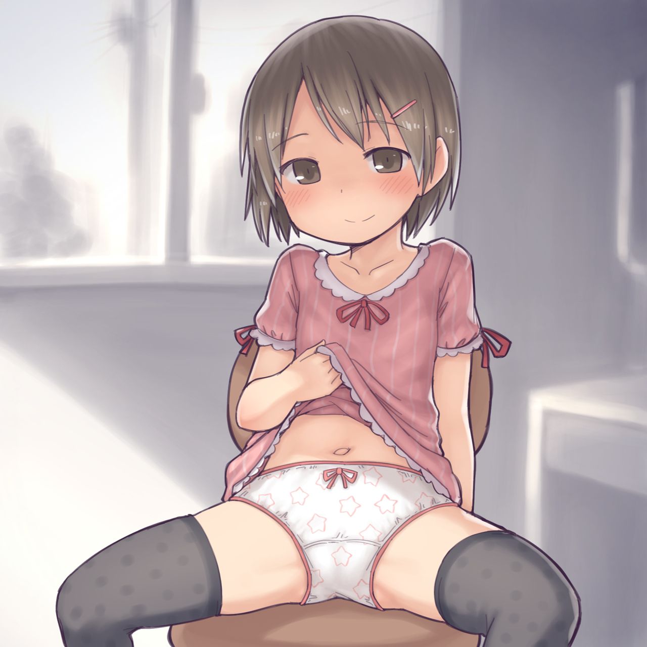 【Erotic Anime Summary】 Erotic Beauty and Beautiful Girls Pulling Up Their Clothes to Expose and Pants [50 Photos] 24