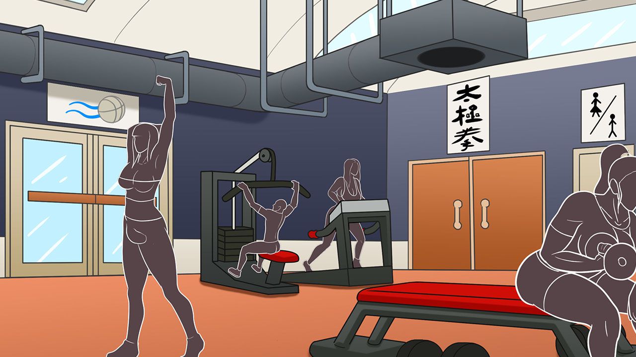 Unconventional Gym Part-2 (Animated Futanari) 202