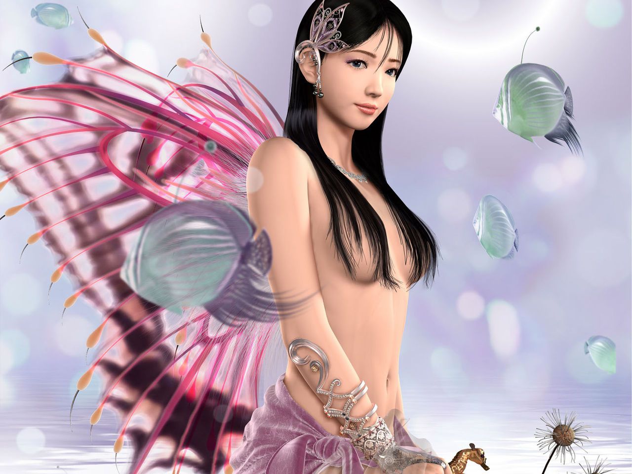 3D Fantasy Girls WideScreen 19