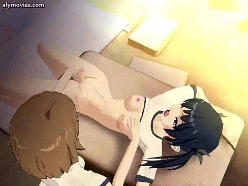 Animated lesbians fingering and toying - 4 min 18