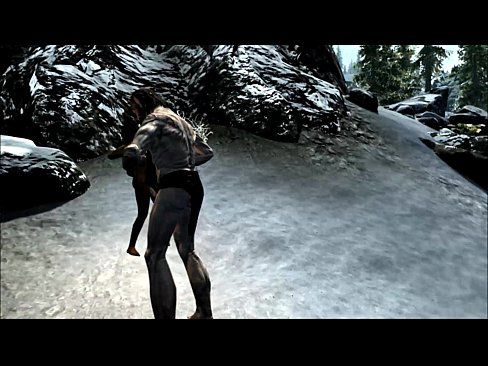 Dragon Elf Sorceress -Power of SEX- in Skyrim Let's Play Pt 20 Battle of the BeastXXX - 4 min 15