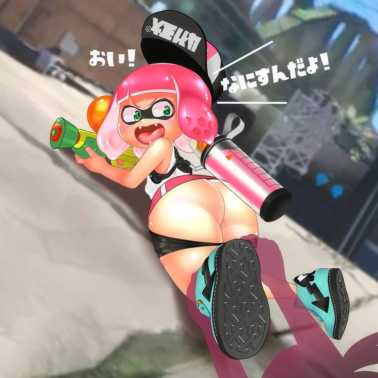 [Splatoon] defeat the Lei Petit ○ Po Squid-chan pulls the leg of the match www 7