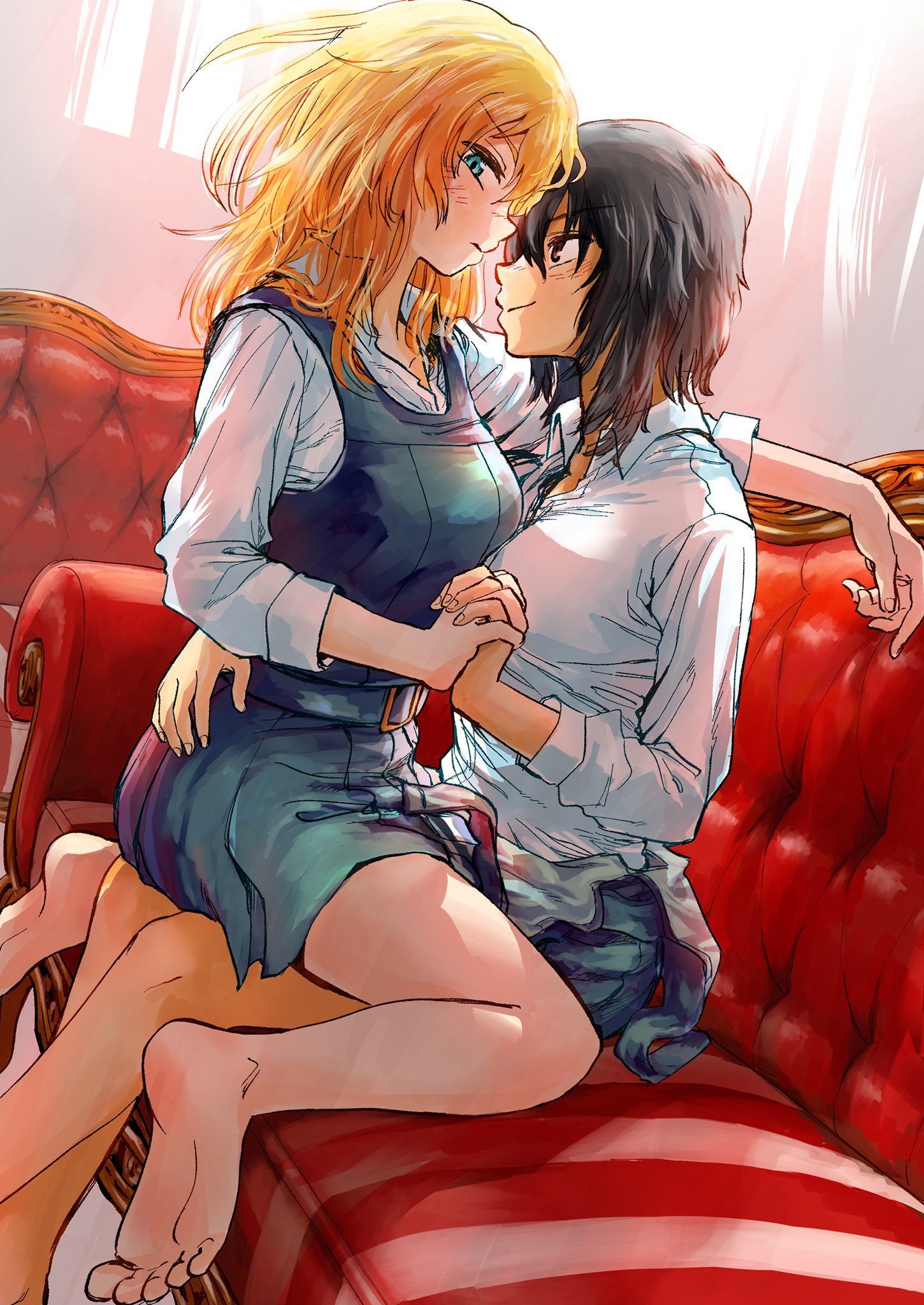 【Erotic Anime Summary】 The cutest erotic images of lesbian girls 【Secondary erotica】 7