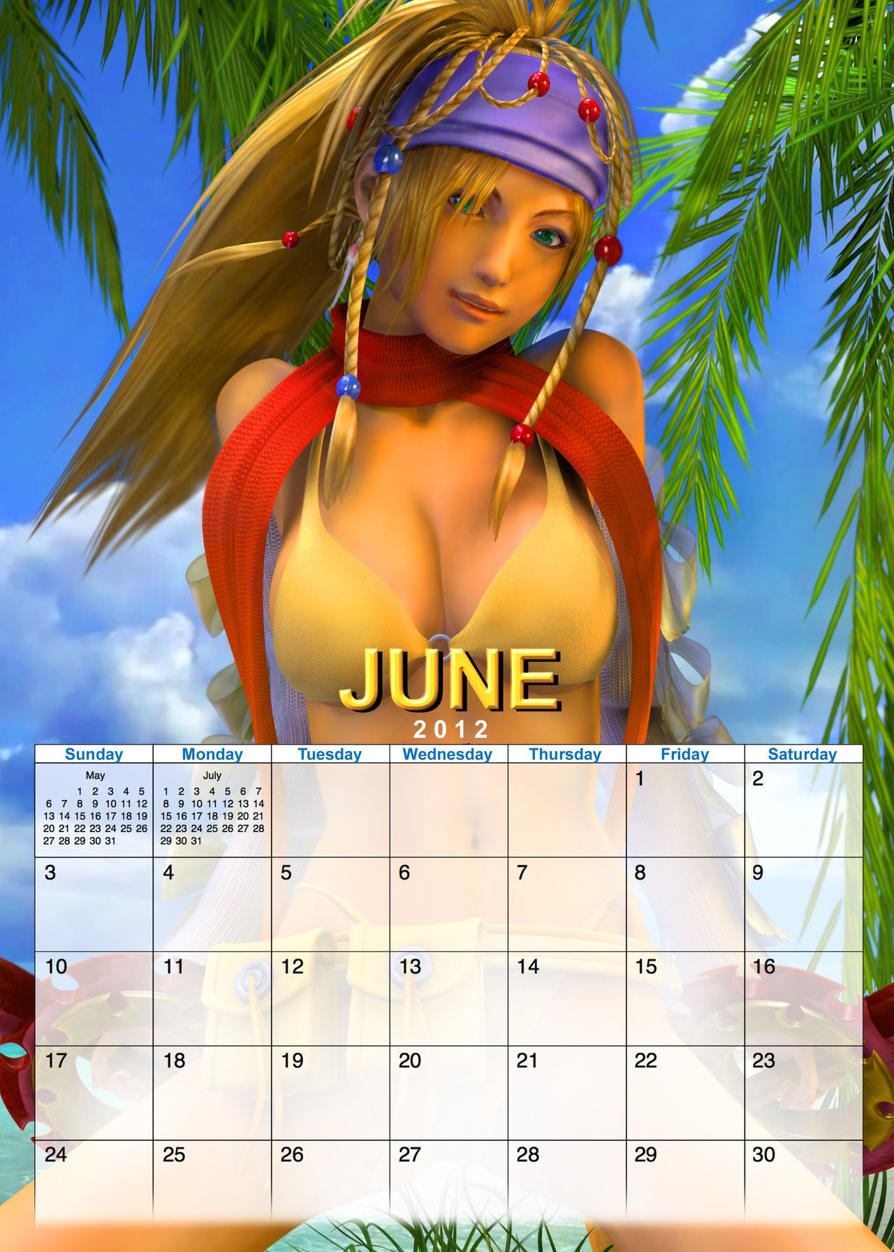 3D Calendar 12