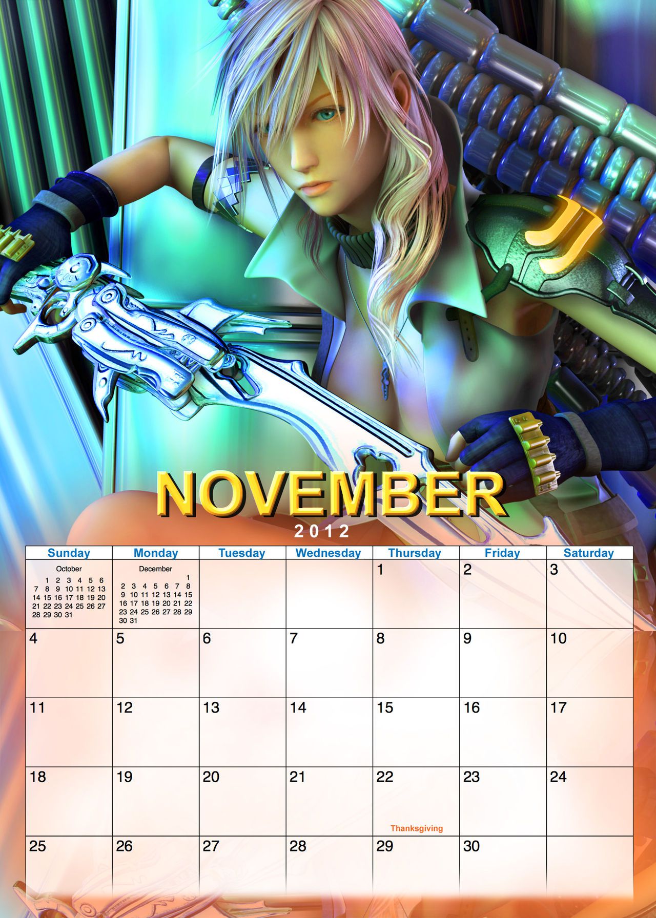 3D Calendar 2