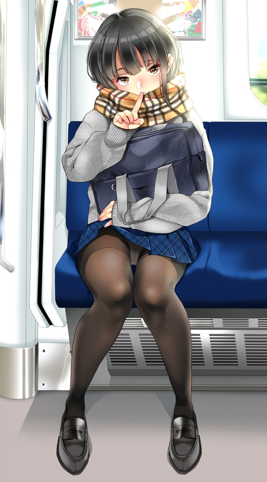 Erotic pictures of girls riding on the train, underwear, underwear, etc. 1