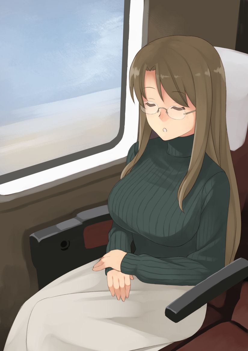 Erotic pictures of girls riding on the train, underwear, underwear, etc. 9