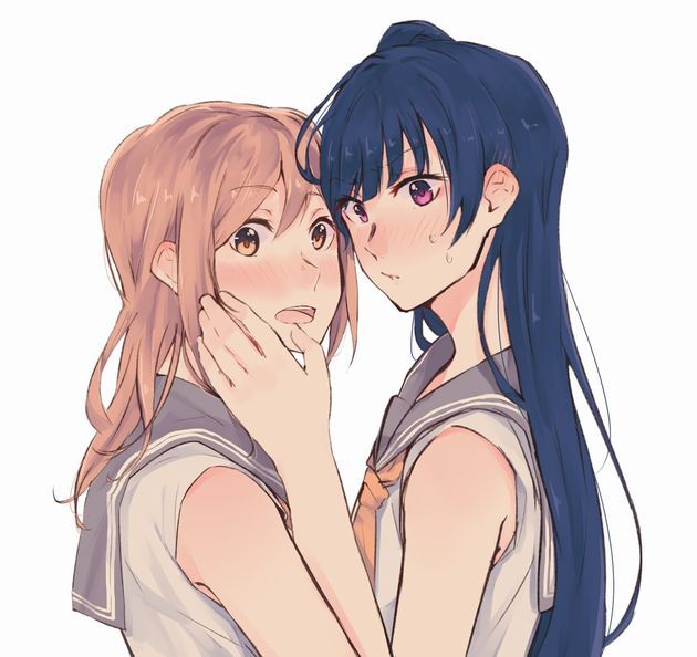 [Secondary, Yuri] the second erotic image of Yuri couple of girls each other...! Part2 45