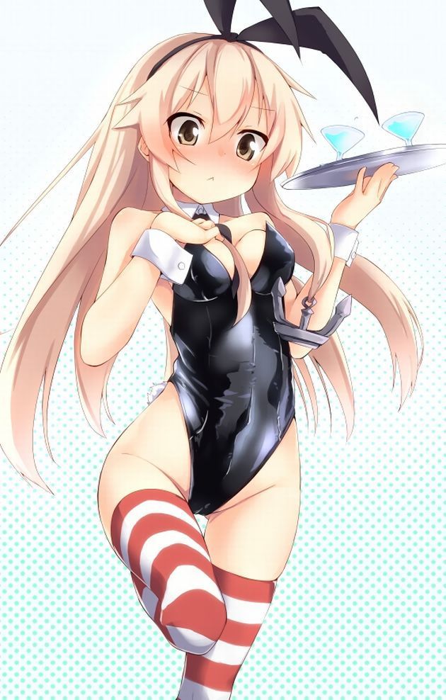 [Bunny girl H image] Girl of the whip body figure of bunny girl wearing the rabbit ear ♥ [secondary image .cos] 50