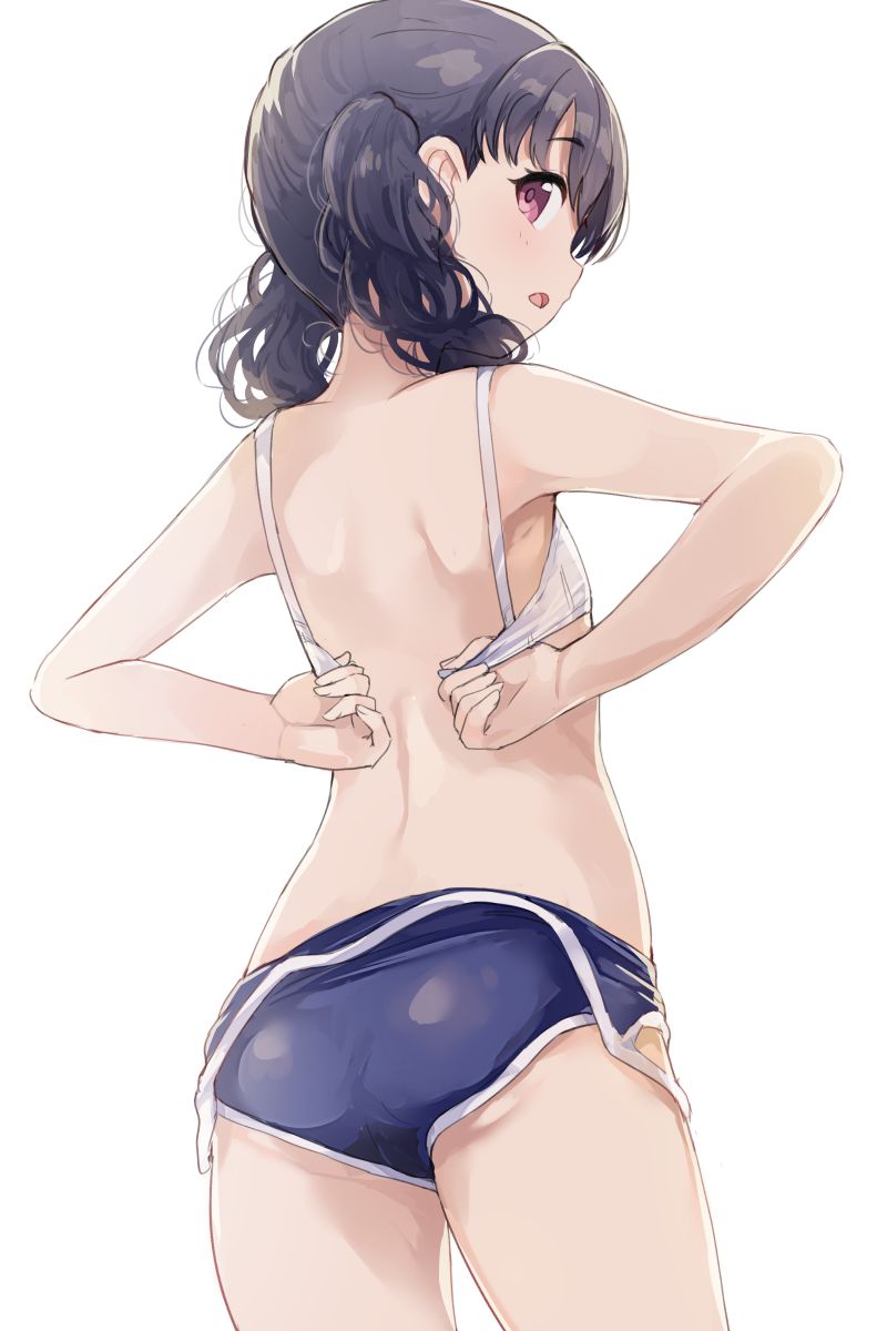 【Lori Kawa Hip】Secondary loli girl beautiful and cute loli hip, secondary erotic image enjoying the roundness of the buttocks 39