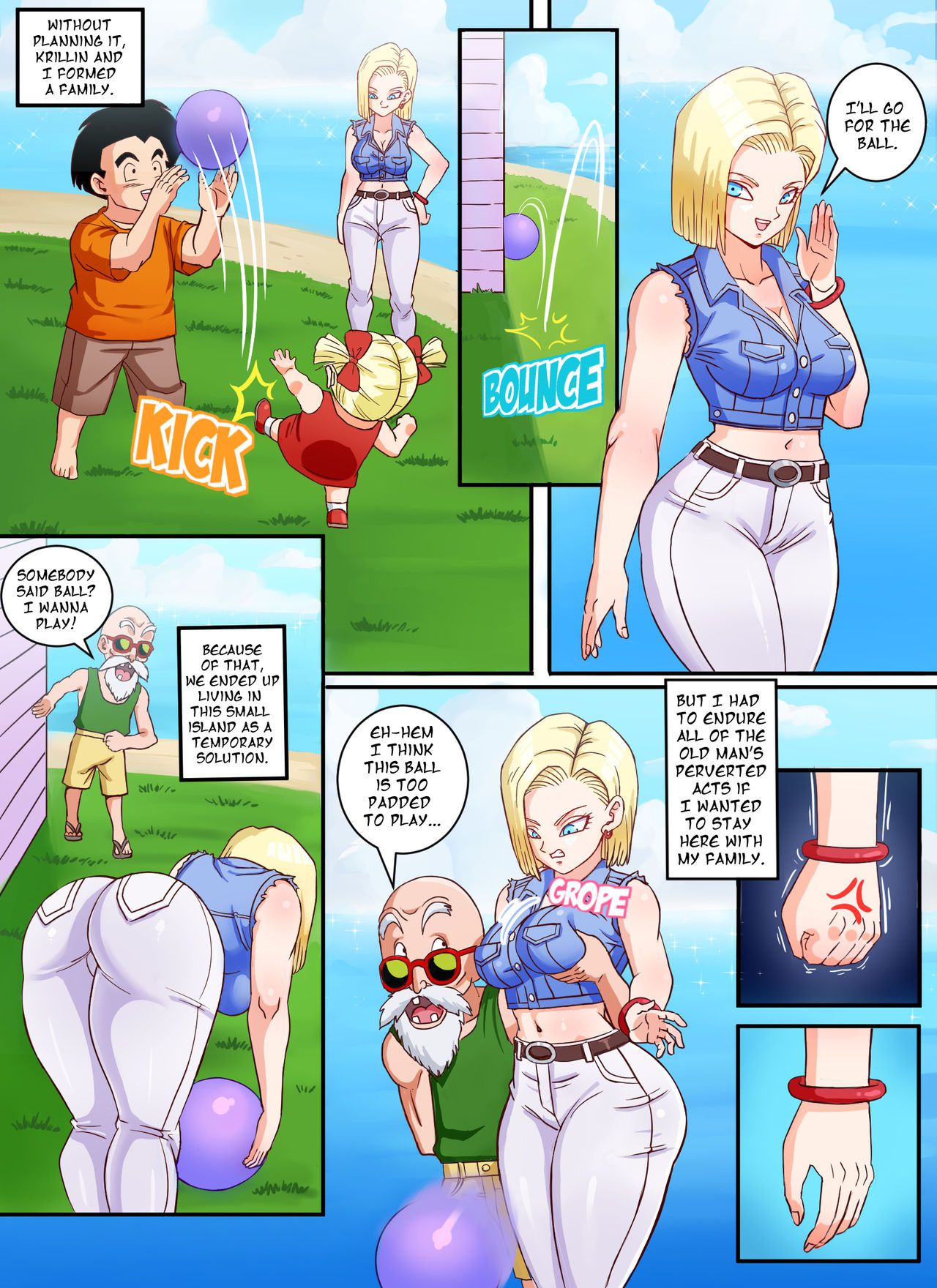 [PinkPawg] Android 18 x Roshi (Dragon Ball Z) 2