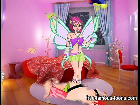 Winx Club lesbian girls porn parody - 5 min 15