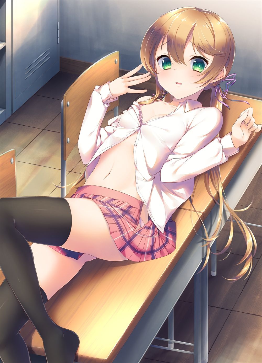 [Secondary/ZIP] Second image of a beautiful girl uniforms want to Chome Chome 2
