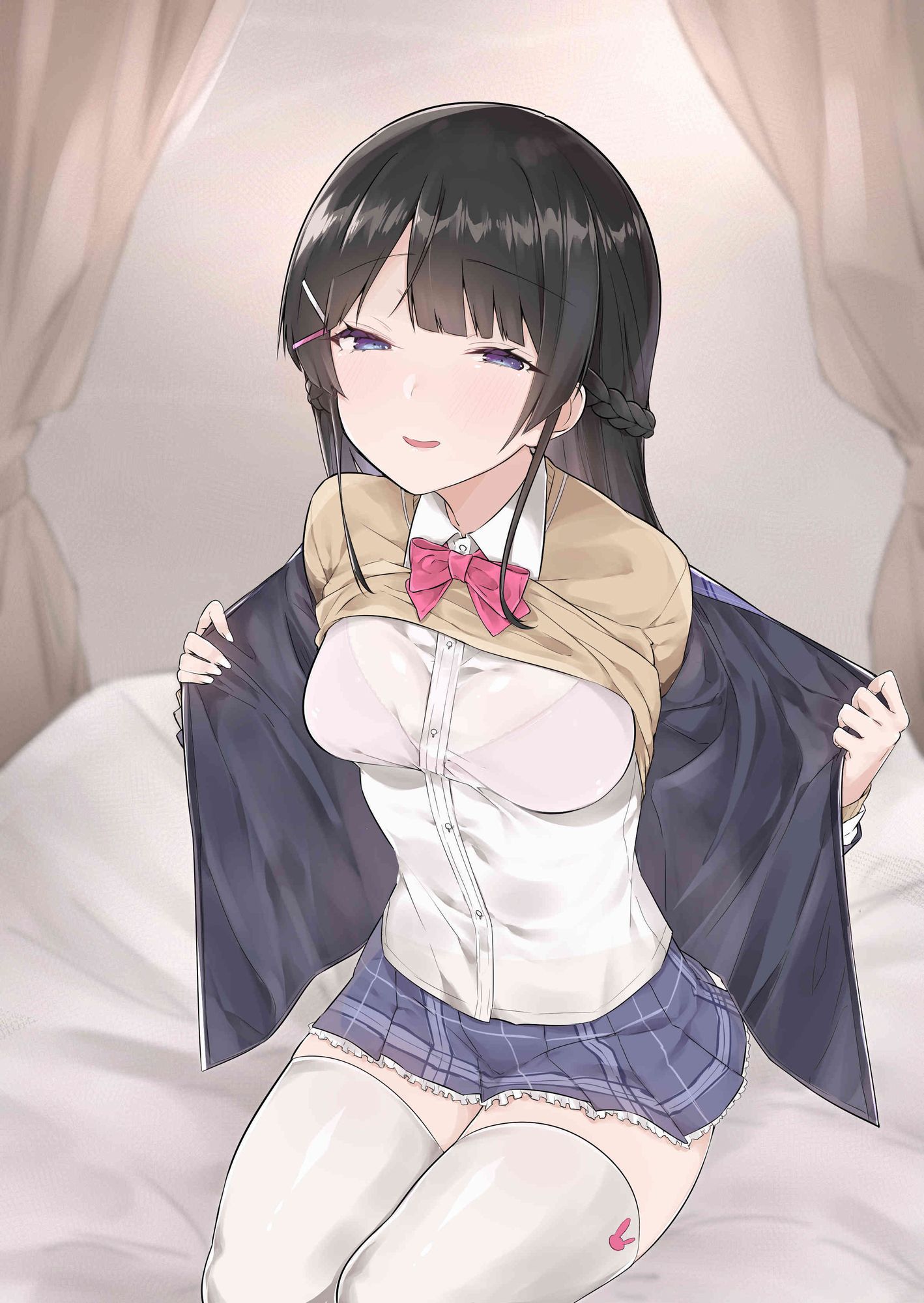 [Secondary/ZIP] Second image of a beautiful girl uniforms want to Chome Chome 35
