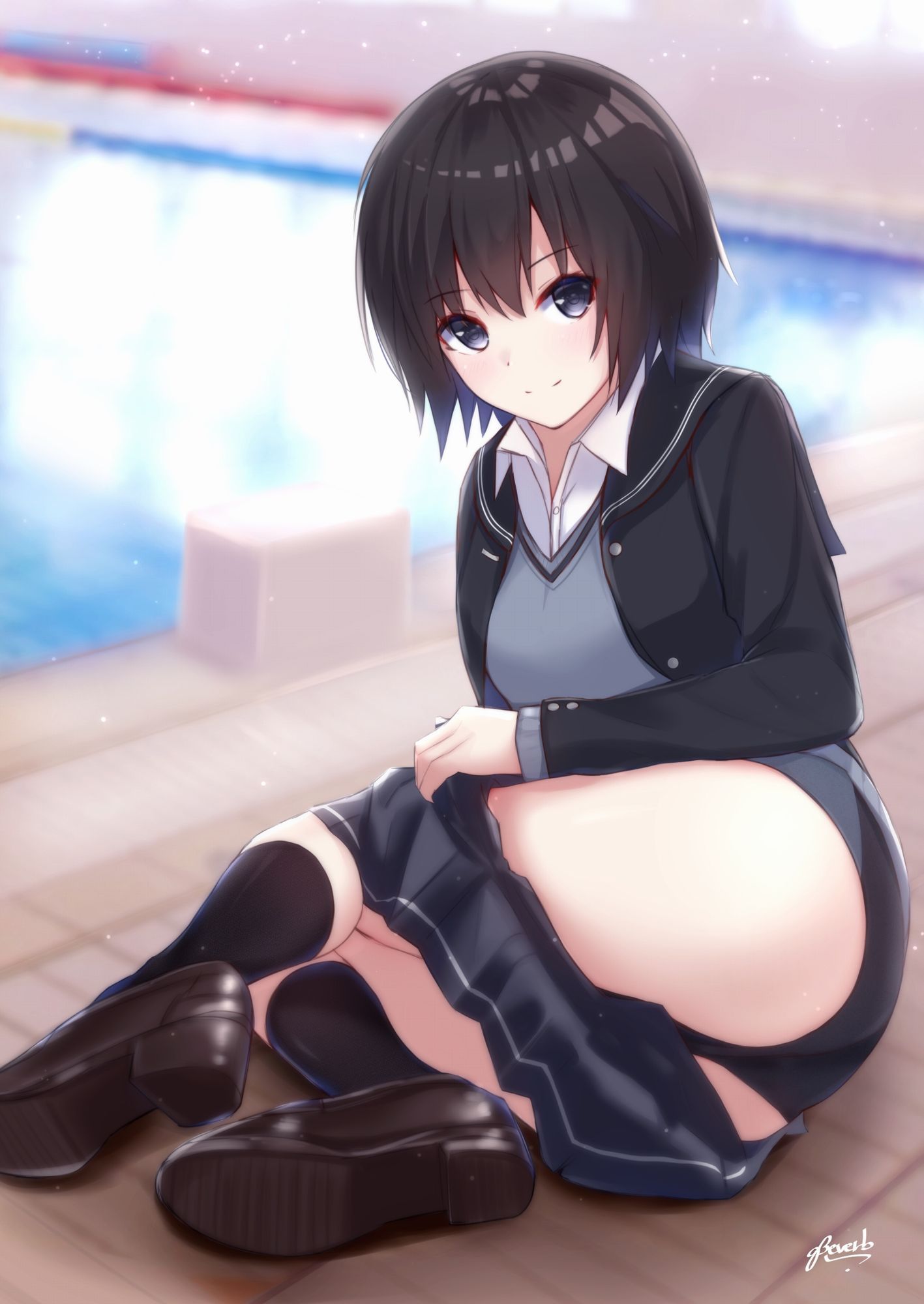 [Secondary/ZIP] Second image of a beautiful girl uniforms want to Chome Chome 7