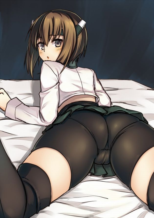 [Buttocks] secondary erotic image of prone girls who want to sleep back ♥ Part2 36
