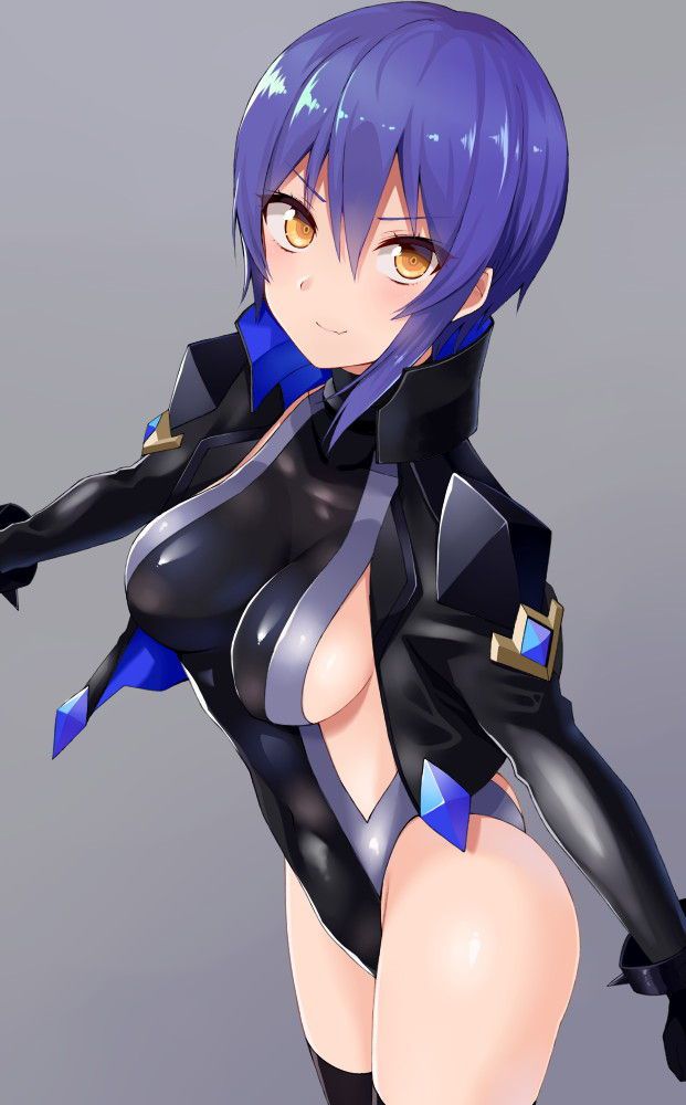 Are you familiar with SF and fantasy? ] Body line of the Terumi girl wearing a battle suit and inner costume type leotard ─ ─ ④ 31