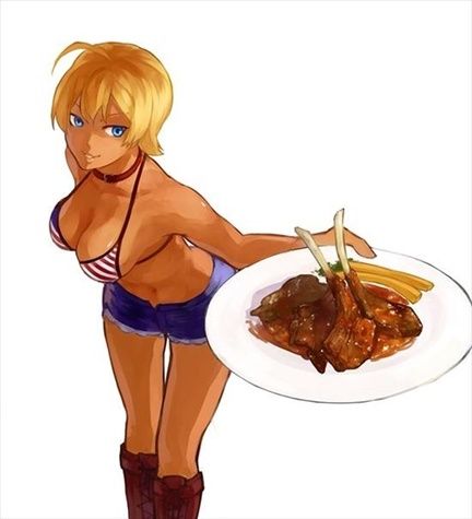[Secondary image] I put the image of the most erotic character in the food: Shokugeki no soma 9