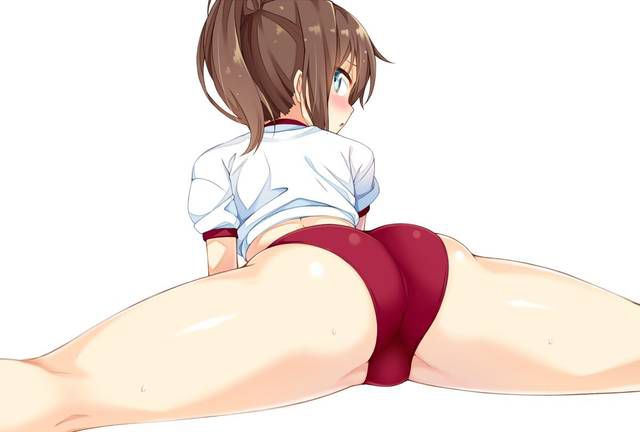 [58 pieces] cute two-dimensional girl fetish image collection of gymnastics wear and bloomers. 22 23