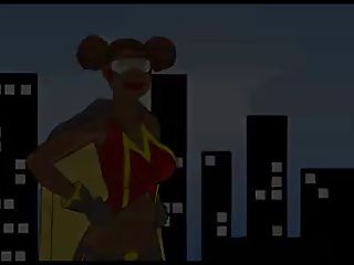 Big ASS Ebony superheroine 5