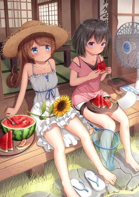 [55 sheets] Two-dimensional girl fetish image wearing a straw hat. 4 2