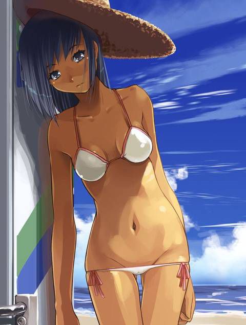 [55 sheets] Two-dimensional girl fetish image wearing a straw hat. 4 23