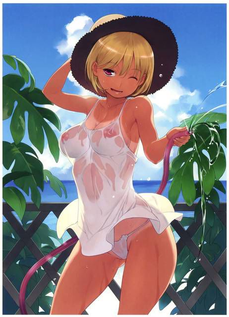 [55 sheets] Two-dimensional girl fetish image wearing a straw hat. 4 27