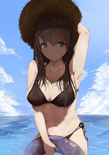 [55 sheets] Two-dimensional girl fetish image wearing a straw hat. 4 54