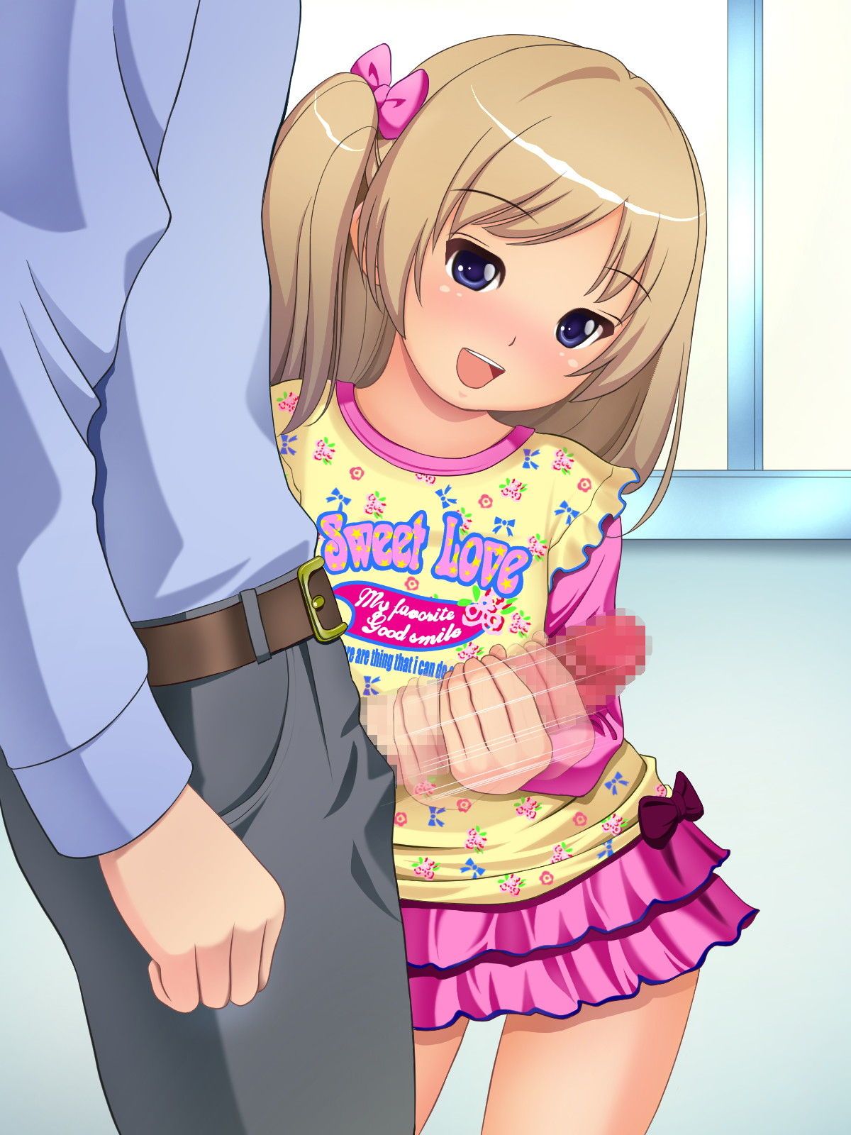 Leave it to me. ♥] Younger Loli will lead you to ejaculation in a gentle hard hand job!? 16