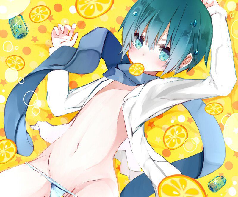 Secondary image of a girl with a smattering of lemon and sucking 14