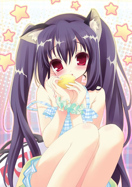 Secondary image of a girl with a smattering of lemon and sucking 18