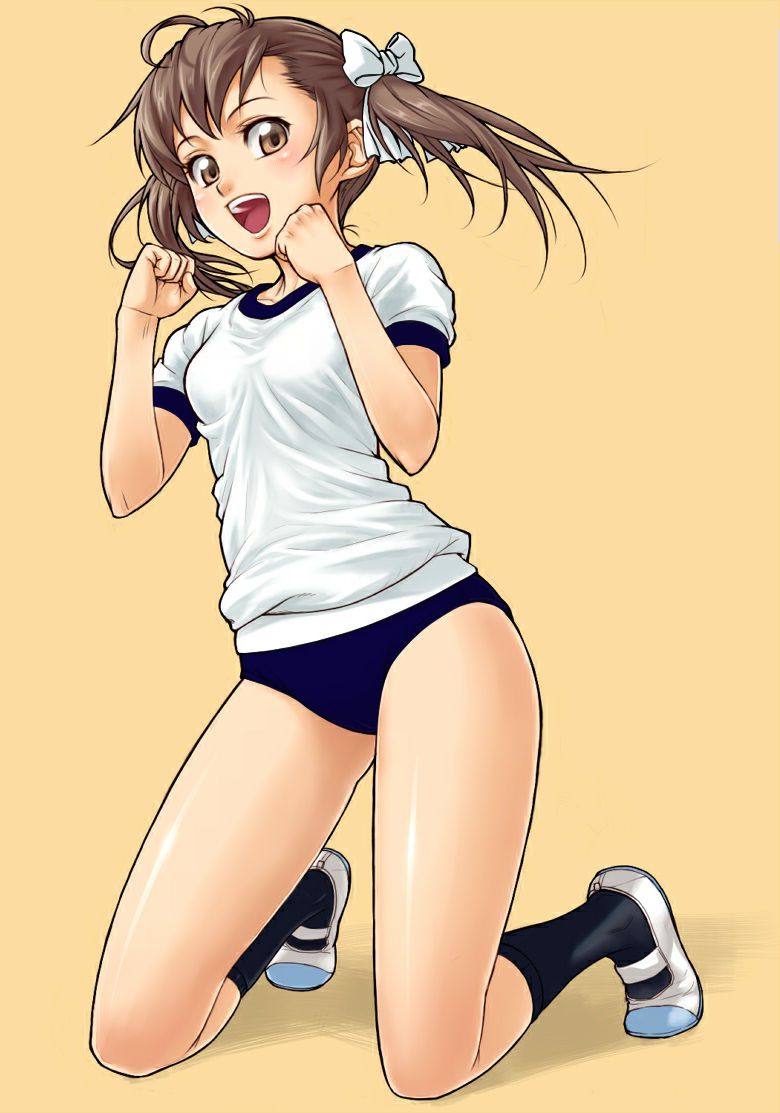 【Gym clothes loli girl】 Originally, today is sports day, so secondary erotic image of secondary loli girl in gymnastics clothes and bulma 24