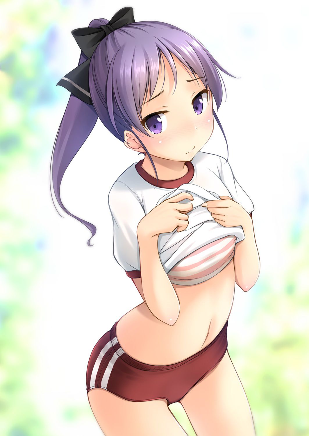 【Gym clothes loli girl】 Originally, today is sports day, so secondary erotic image of secondary loli girl in gymnastics clothes and bulma 49