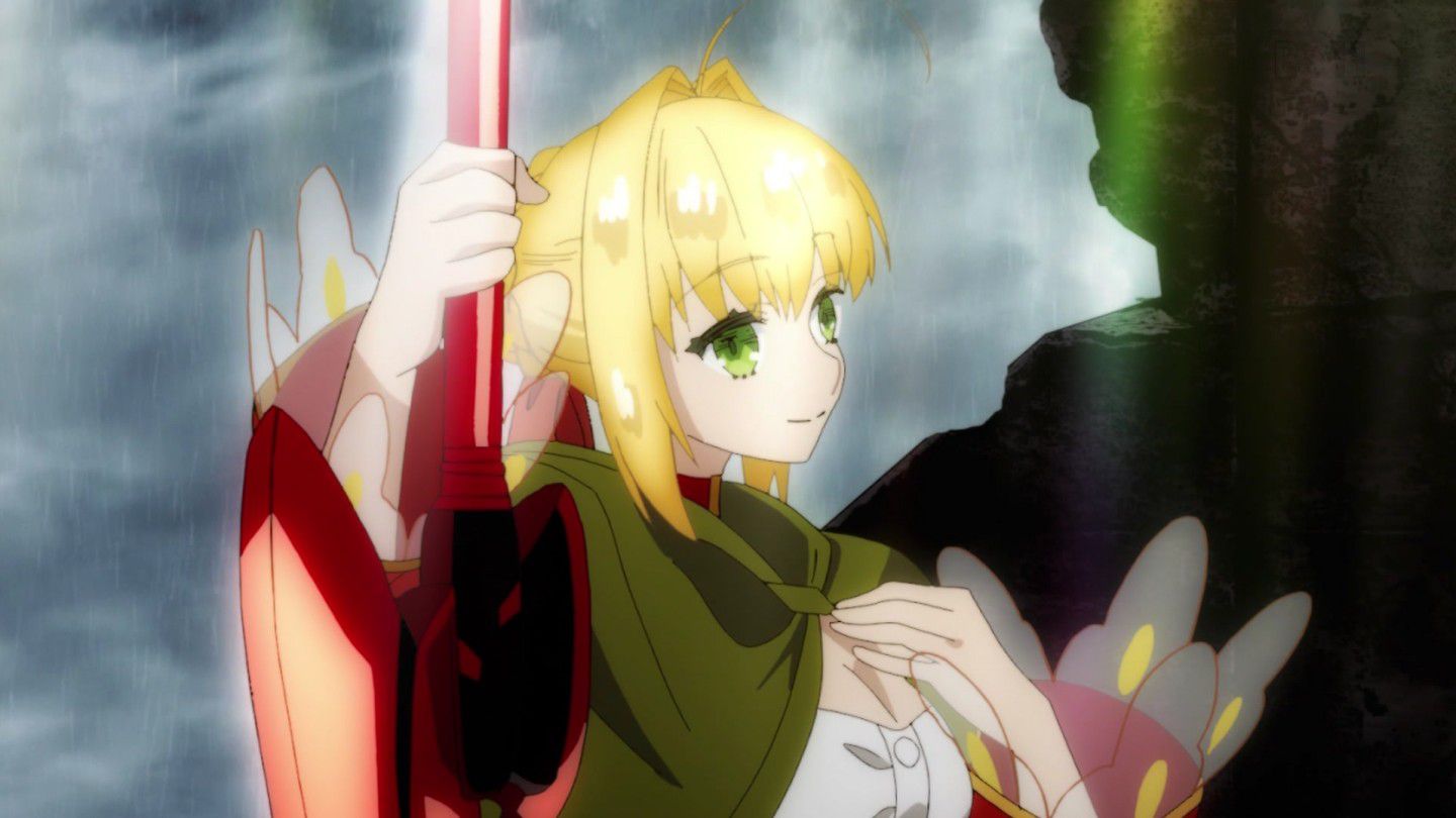 The Fate/EXTRA Last Encore 8 story was interesting! I'm glad I kept watching!! 9