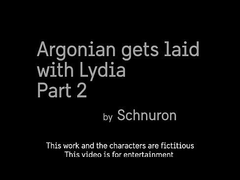 Argonian gets laid with Lydia Part 2 - 8 min Part 1 1