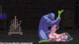 Girl getting pounded by Orc [Pixel Art] 7