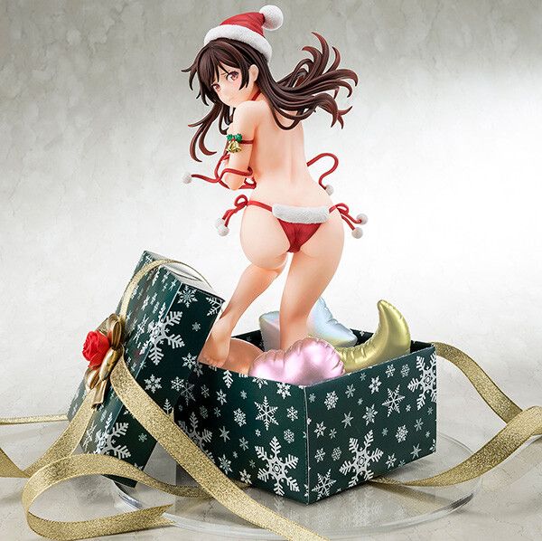 "She, I owe you" Erotic figure with polo of in an erotic Santa bikini by Chizuru Mizuhara 3