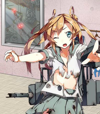 Abukuma's sexy and slipping secondary erotic image collection [Armada Kokushōn] 12