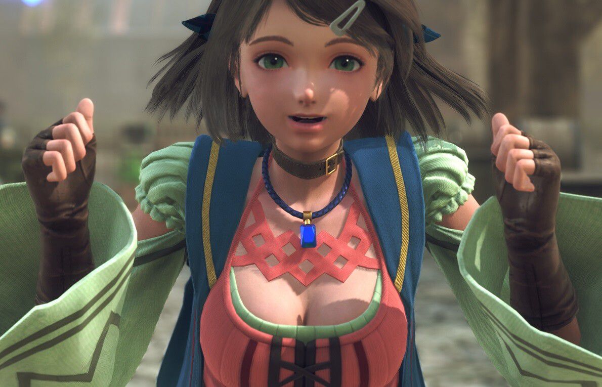 "Star Ocean 6" Erotic boob whiplash and thigh whiplash whiplash girl with a whiplash! 1