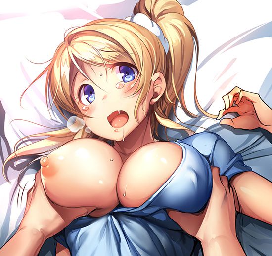 【Erotic Anime Summary】 Beauty and beautiful girls exposing only one boob [50 photos] 2