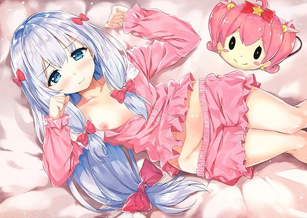 【Erotic Anime Summary】 Beauty and beautiful girls exposing only one boob [50 photos] 47