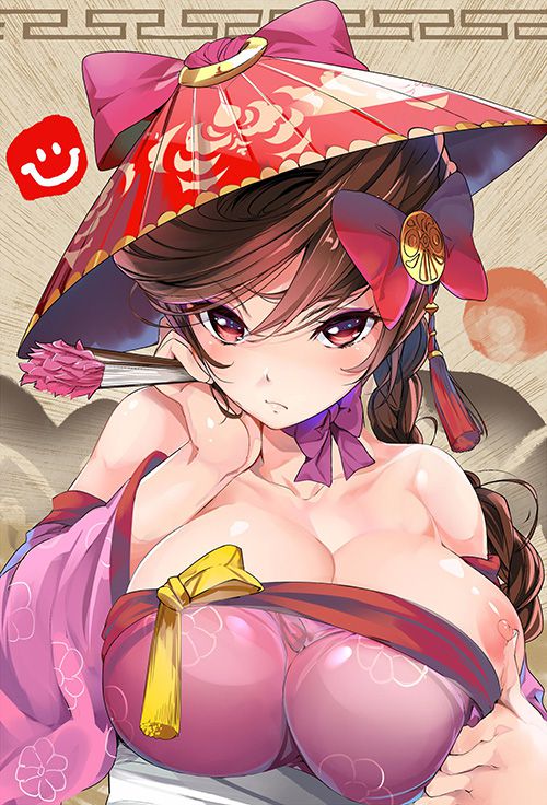 【Erotic Anime Summary】 Beauty and beautiful girls exposing only one boob [50 photos] 50