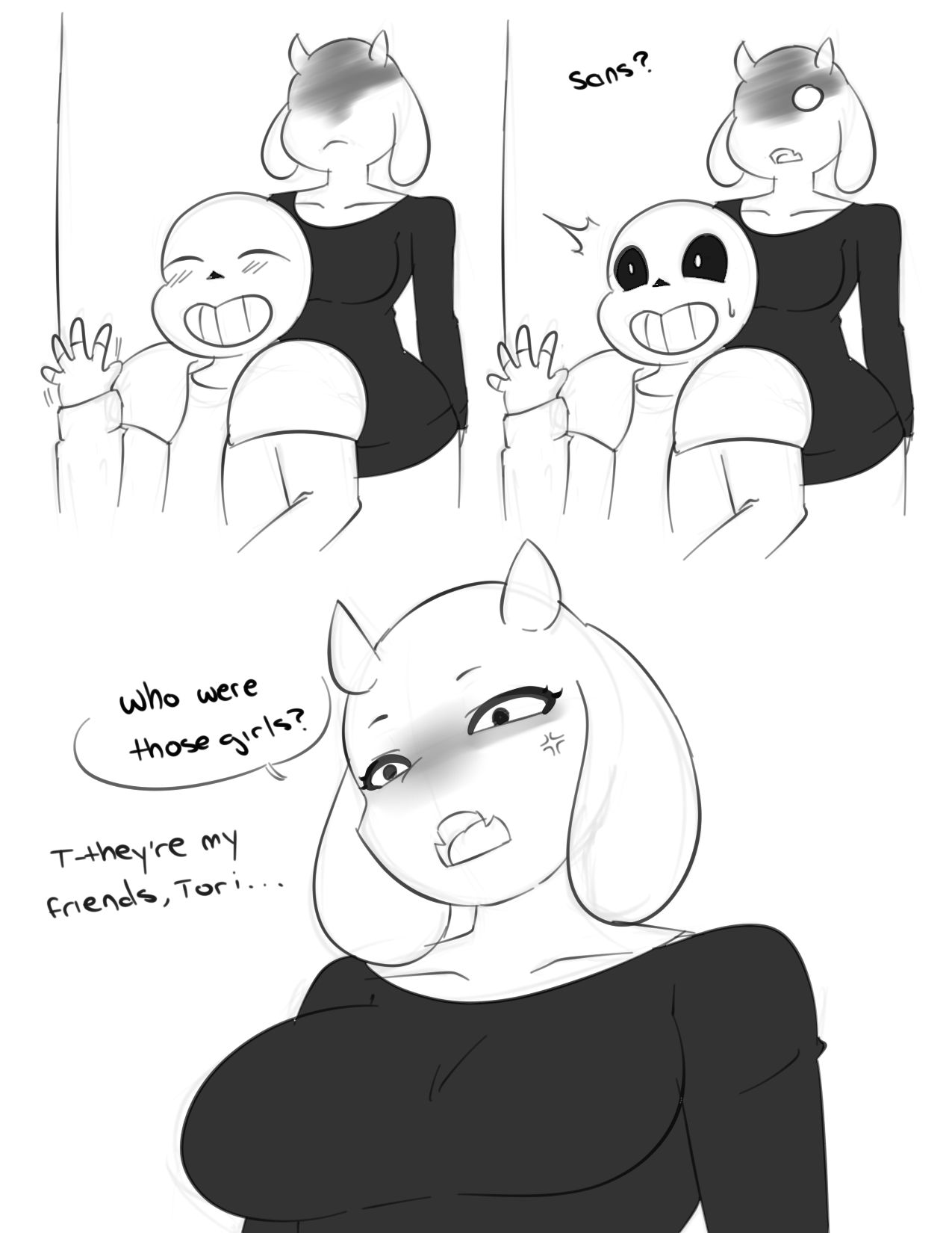 [Inuyuru] Sans x Toriel (Undertale) 1