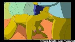 Lesbian Hentai - Marge Simpson and Lois Griffin 14