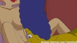 Lesbian Hentai - Marge Simpson and Lois Griffin 4