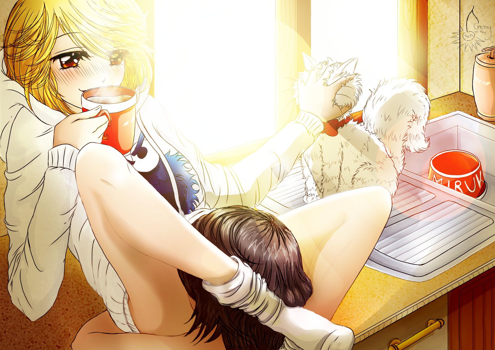 【Erotic Anime Summary】 Erotic image of girls playing lesbi kunni with each other 【Secondary erotica】 17