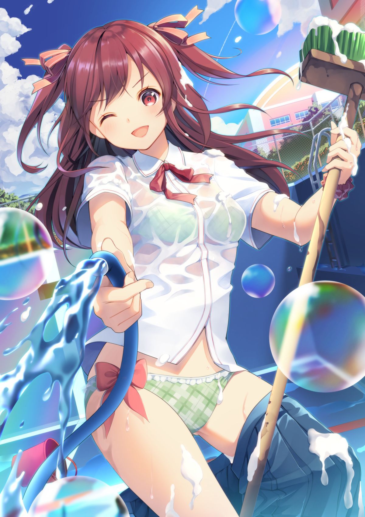 [Secondary ZIP] Naughty rainbow image of a wet transparent girl 13